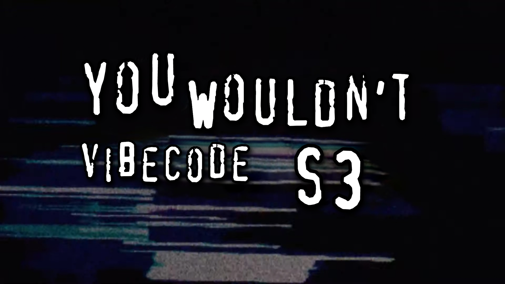 Meme in the format of "you wouldn't download a car" saying "you wouldn't vibe code S3"